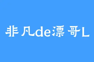 非凡de漂哥L