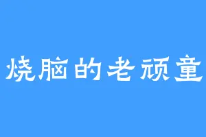 烧脑的老顽童