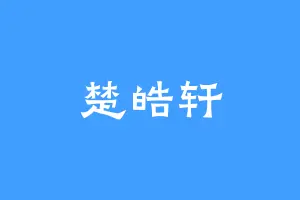 楚皓轩