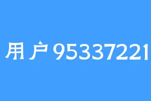 用户95337221