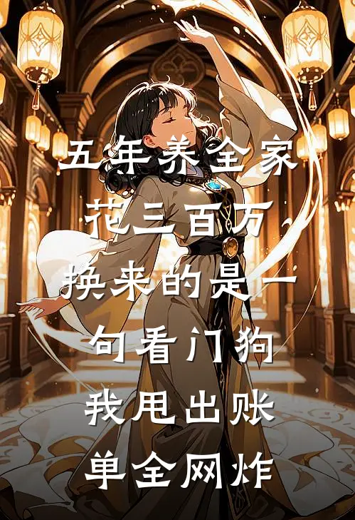 五年养全家花三百万，换来的是一句“看门狗”，我甩出账单全网炸赵雅林强热门小说免费阅读_网络热门小说五年养全家花三百万，换来的是一句“看门狗”，我甩出账单全网炸(赵雅林强)