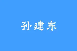 孙建东