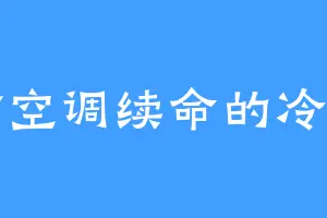 靠空调续命的冷宫