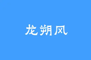 龙朔风