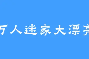 万人迷家大漂亮