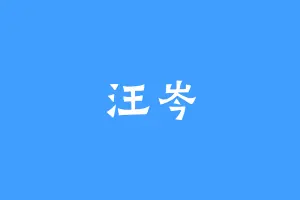 汪岑