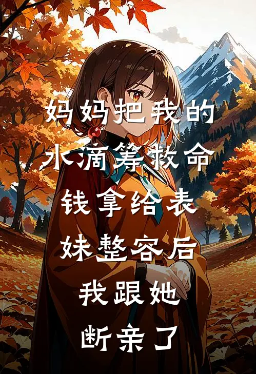 妈妈把我的水滴筹救命钱拿给表妹整容后，我跟她断亲了(佚名佚名)完本小说_全本免费小说妈妈把我的水滴筹救命钱拿给表妹整容后，我跟她断亲了佚名佚名