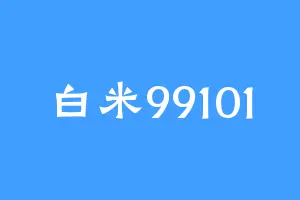 白米99101