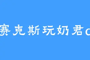 赛克斯玩奶君a