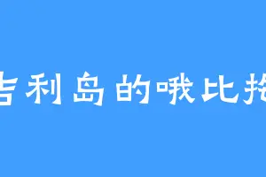 吉利岛的哦比拖