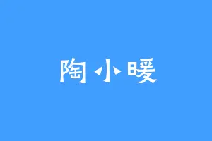 陶小暖