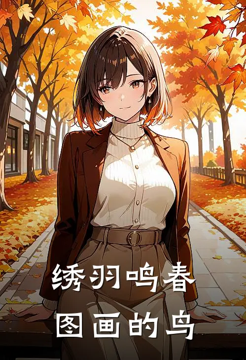 绣羽鸣春图画的鸟