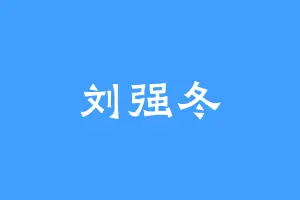 刘强冬
