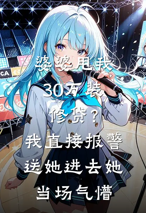 婆婆甩我30万装修贷？我直接报警送她进去，她当场气懵