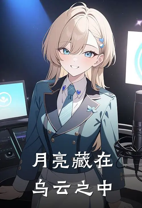 月亮藏在乌云之中