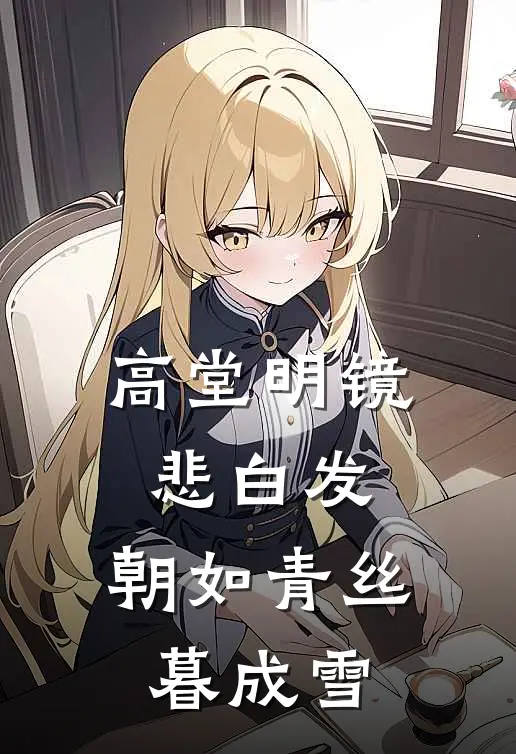 高堂明镜悲白发,朝如青丝暮成雪