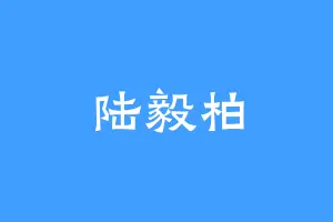 陆毅柏