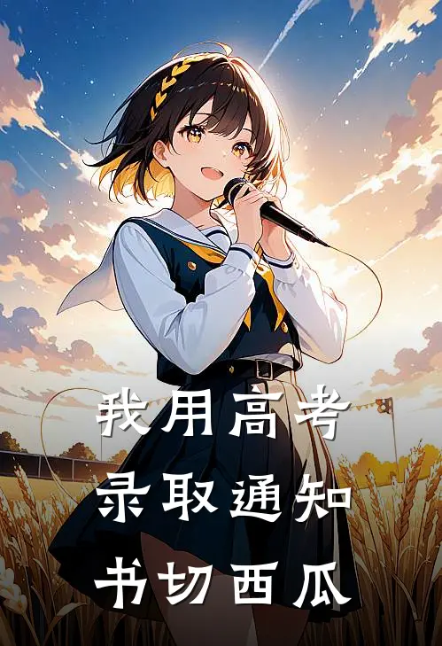 我用高考录取通知书切西瓜