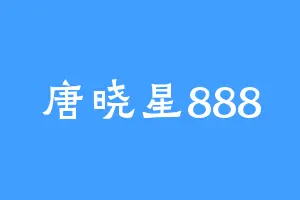唐晓星888