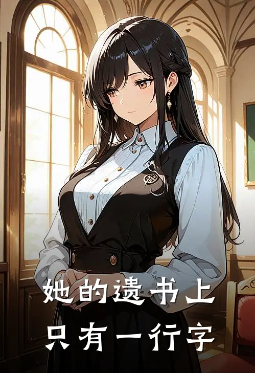 她的遗书上只有一行字