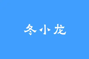 冬小龙