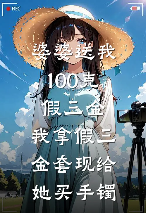 婆婆送我100克假三金，我拿假三金套现给她买手镯