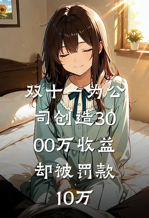 双十一为公司创造3000万收益，却被罚款10万(林静林工)最新完结小说推荐_热门小说排行榜双十一为公司创造3000万收益，却被罚款10万林静林工