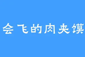 会飞的肉夹馍