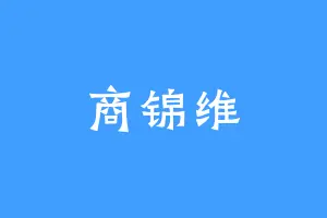 商锦维
