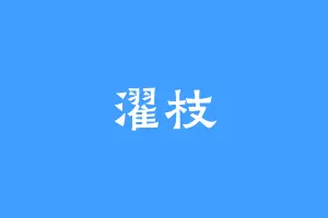 濯枝