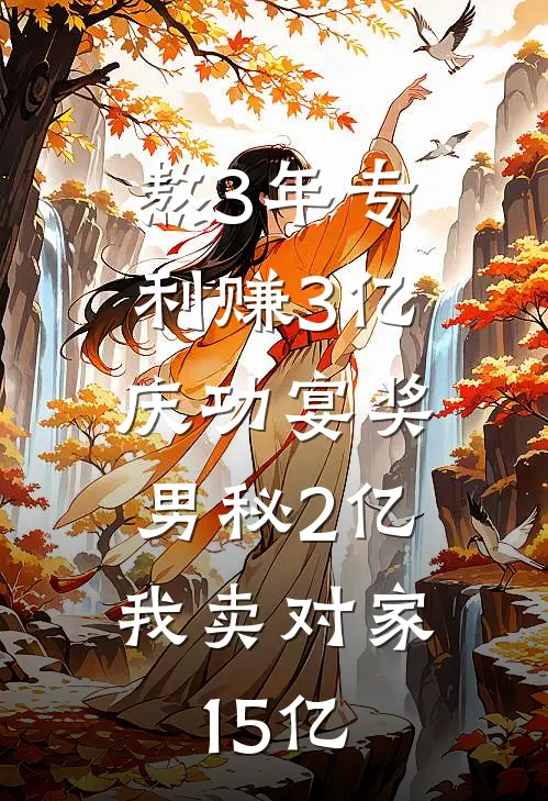 熬3年专利赚3亿，庆功宴奖男秘2亿，我卖对家15亿