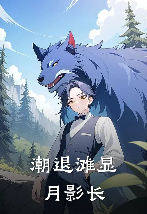 潮退滩显月影长